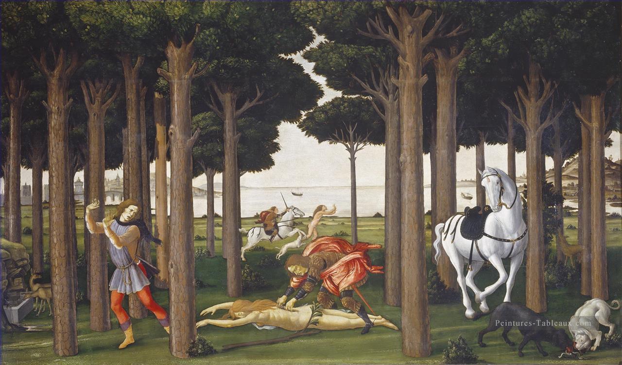 Nastagio deuxième Sandro Botticelli Peintures à l'huile